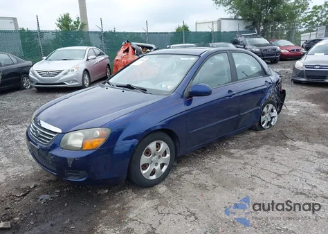 2009 Kia Spectra Ex из США, поврежденный, VIN KNAFE222995638170